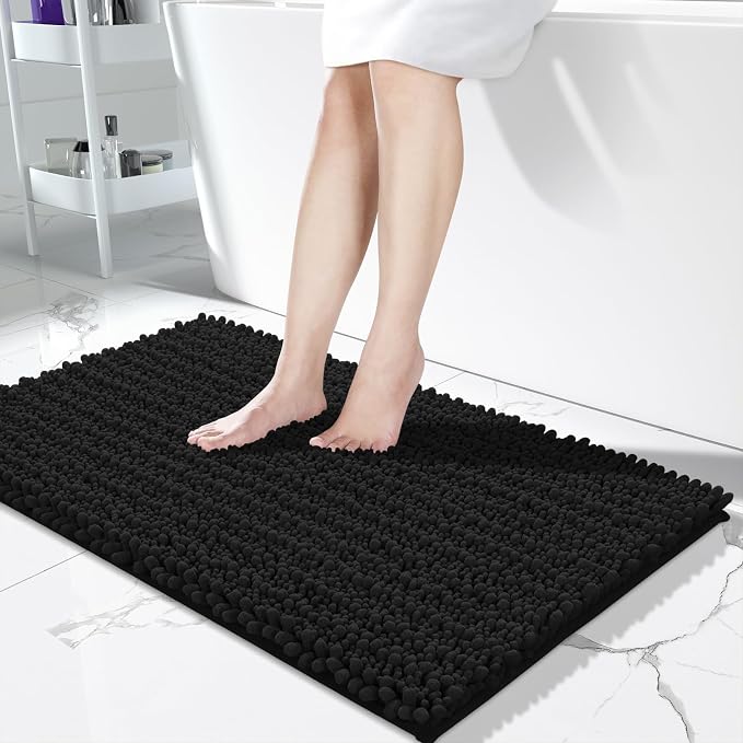 Yimobra Long Bathroom Rugs Non Slip Washable 44x24 Inch - Field & Grace