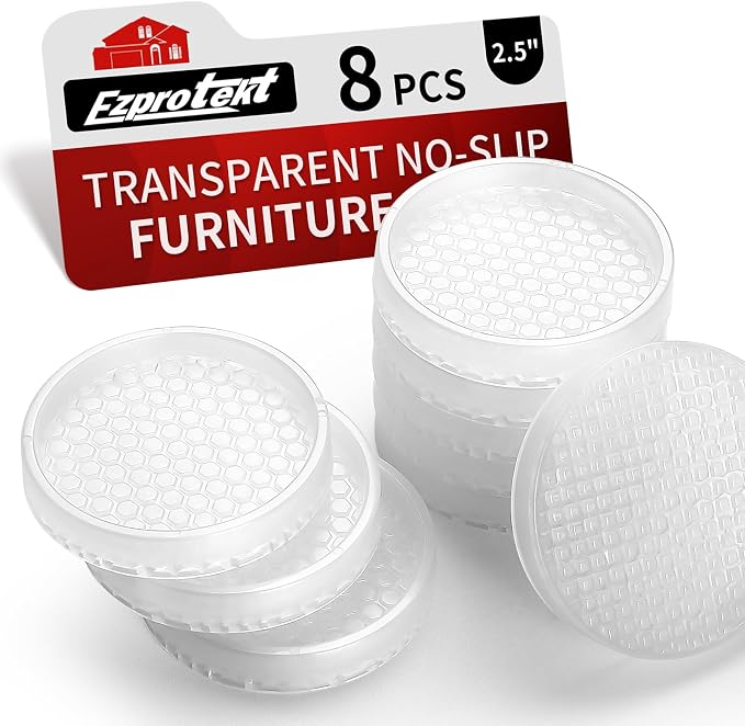 Ezprotekt Non Slip Furniture Pads, Round Furniture Coasters by VisittheEzprotekt