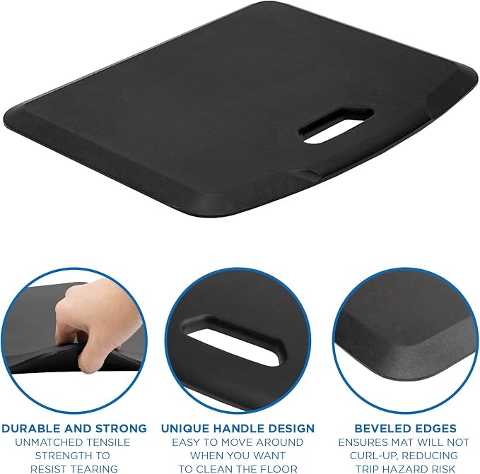 Mount-It! Anti Fatigue Floor Mat | Standing Comfort Mat - Image 7
