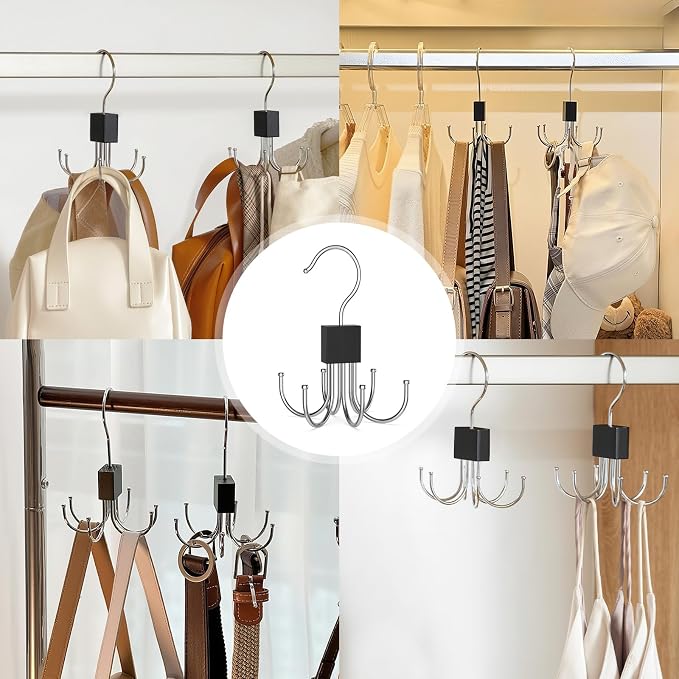 Multi-Purpose Rotatable Belt Hanger & Organizer - Image 6
