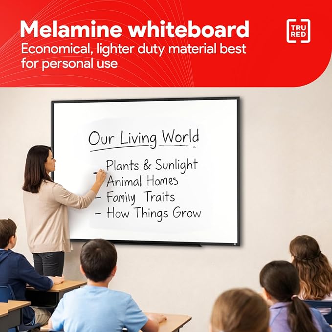 TRU RED Melamine Whiteboard | Dry Erase Board - Image 5