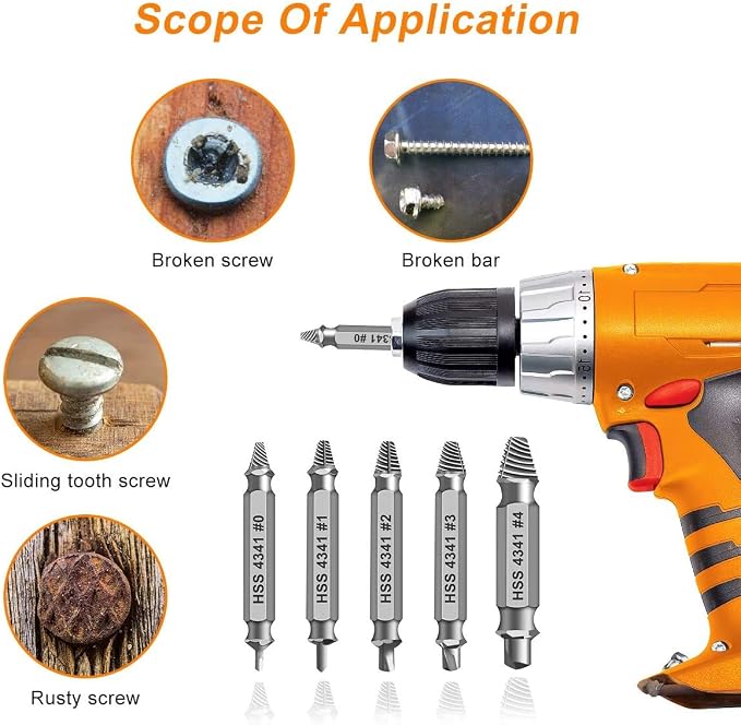 Gifts for Men, Damaged Screw Extractor Set-Valentines Day Gifts for Him Men - Image 5