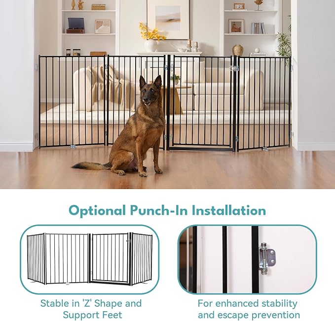 No Pawblems Free Standing Dog Gate - Image 4