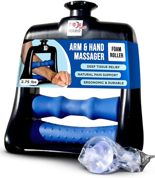 Roleo Arm and Hand Massager; Deep Tissue Forearm, and Wrist Pain Relief; Arm by Roleo