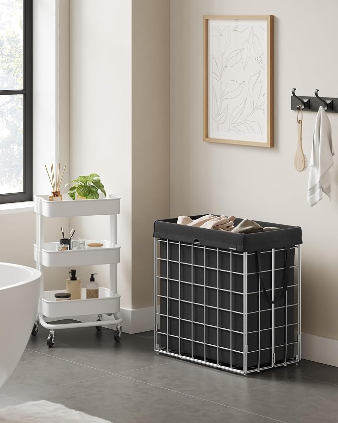 SONGMICS 29 Gal. Laundry Basket, Laundry Hamper, Collapsible Clothes Hamper - Field & Grace