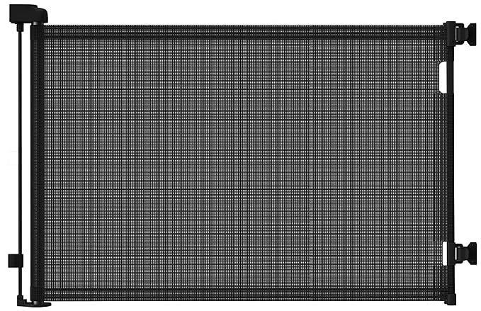 Retractable Baby Gate for Stairs – 33” Height, Expands up to 71” Width – Safety by Dearlov