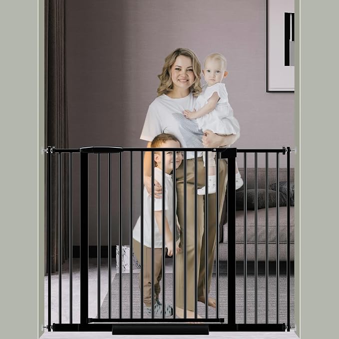 DEARBB Extra Wide Baby Gate Ultra Narrow Spacing 30.11-77.36" Pressure Mounted by DEARBB