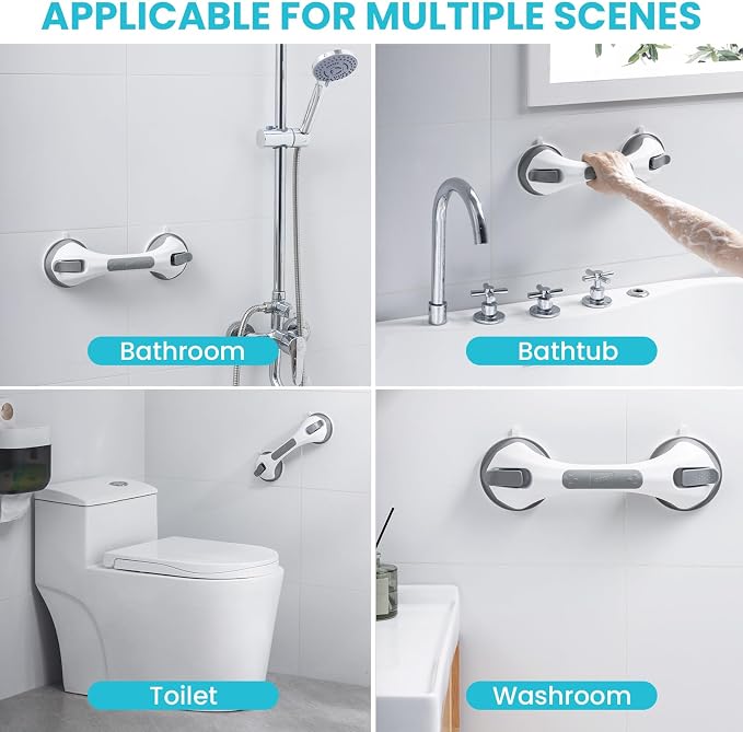 TAILI Shower Grab Bar, 12 Inch Shower Handle - Image 8
