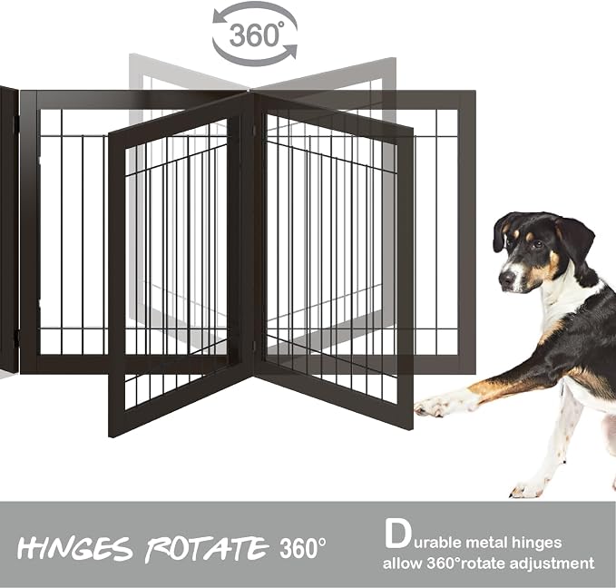 PAWLAND 144-inch Extra Wide 30-inches Tall Dog gate - Image 7