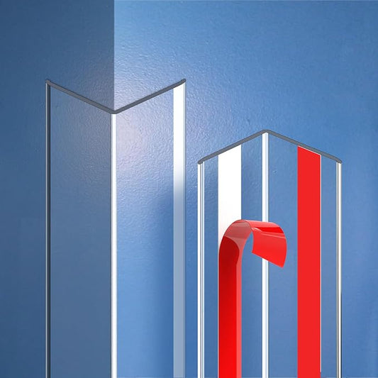 Clear Self-Adhesive Wall Corner Protectors-2 PCS of Corner Guards & Edge by MakingLifeMoreSecureandDeicate
