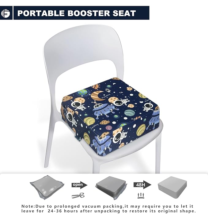 Toddler Booster Seat for Dining Table, Portable Booster Seat for Kitchen Chair - Image 4