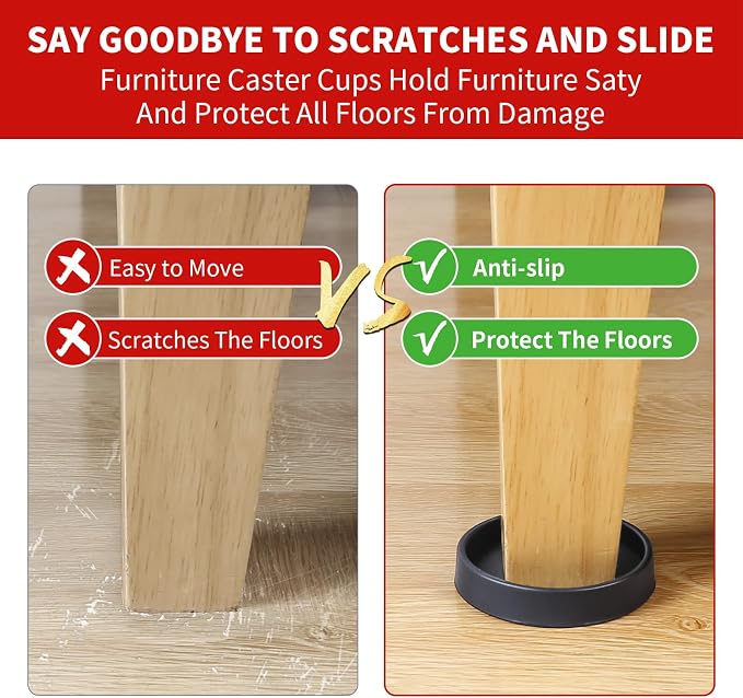Ezprotekt Non Slip Furniture Pads, Anti-Slip Furniture Coasters - Image 4