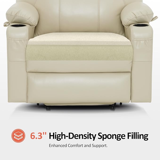 MCombo Extra Wide Power Lift Recliner Chair - Image 5
