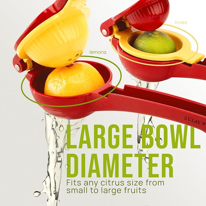 Zulay Kitchen Metal 2-in-1 Lemon Squeezer - Image 2
