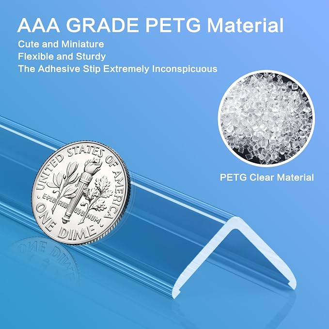 Clear Self-Adhesive Mini Wall Corner Protectors, Cute Corner Guards & Edge - Image 4
