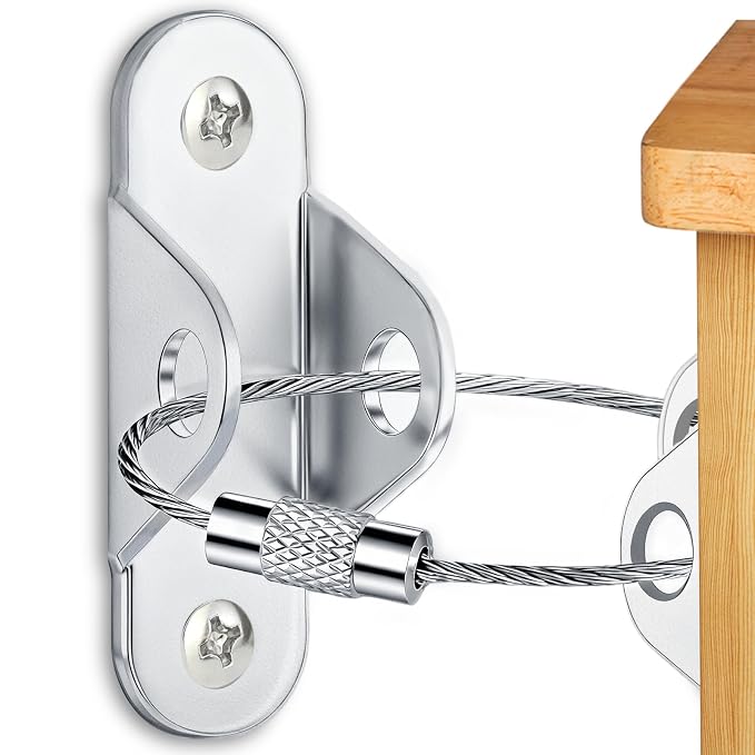 Furniture Anchors 10 Pack for Baby proofing and Furniture Wall Anchor, Wall by Unknown