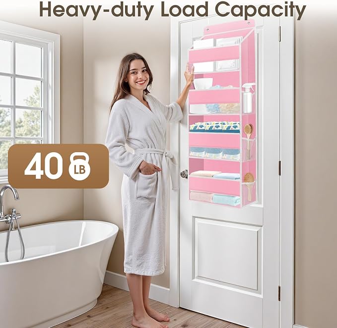 2 Pack Over The Door Organizer Hanging Storage Organizers - Image 5