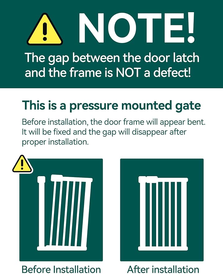 BABELIO 26-28.5 Inch Narrow Easy Install Baby Gate, Auto-Close Pet Gate - Image 9