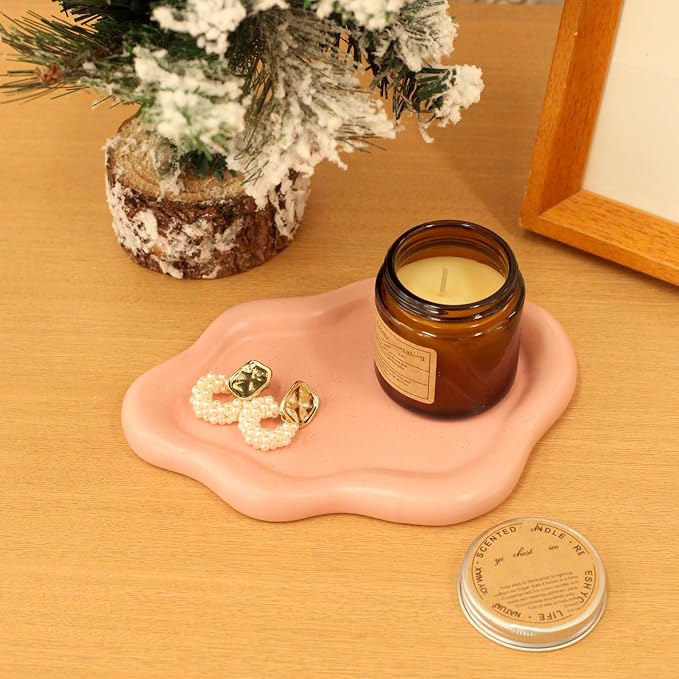 Ceramic Jewelry Tray Trinket Dish, Decorative Cloud Vanity Key Tray - Image 6