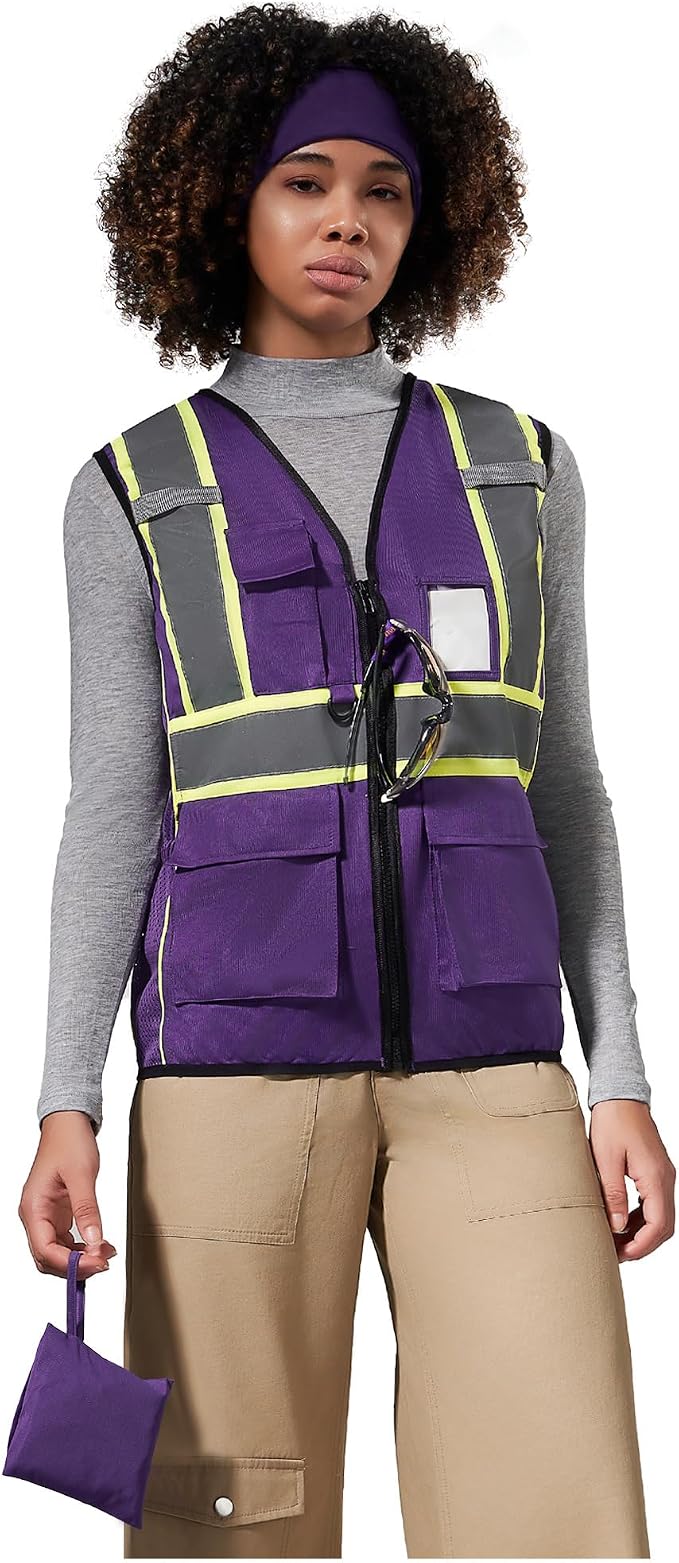 AYKRM 11 color Ladies High Vis Reflective Safety Vest by AYKRM