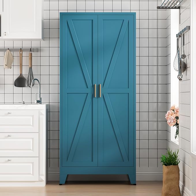 COFaR Home Farmhouse Storage Cabinet - Image 7