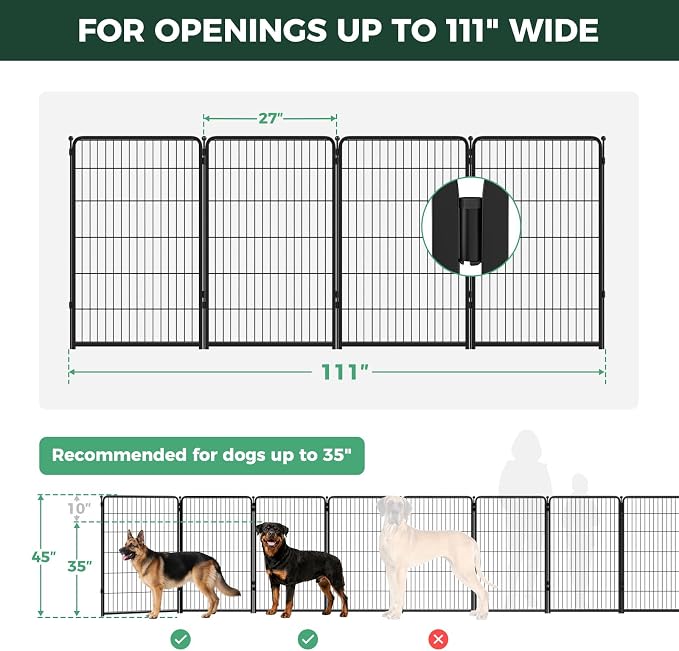 FXW Dog Gate Extra Wide Designed - Image 5
