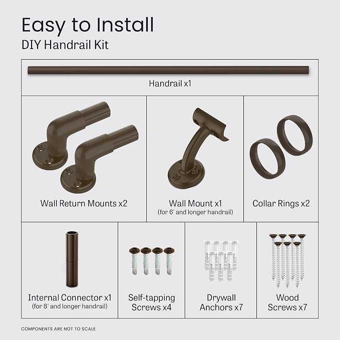 Meranti Aluminum Handrail for Stairs - Image 3