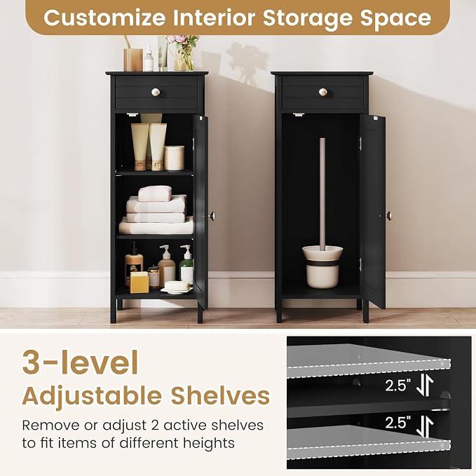 GLACER Floor Storage Cabinet, Living Room - Image 6
