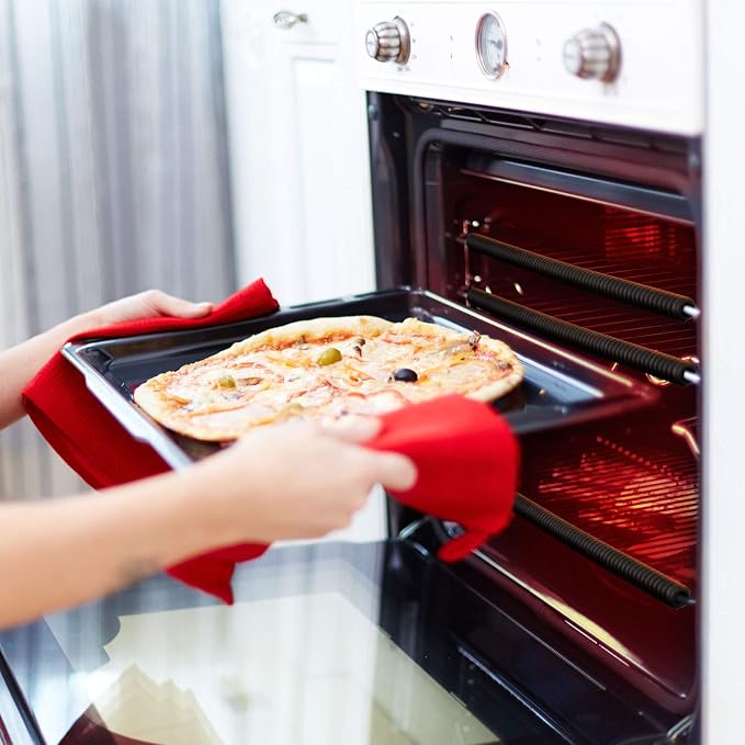 Boao 4 Pack Oven Rack Shields 14 Inches Silicone Protectors Guards Heat - Image 6