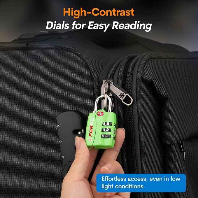 Forge TSA Luggage Combination Lock