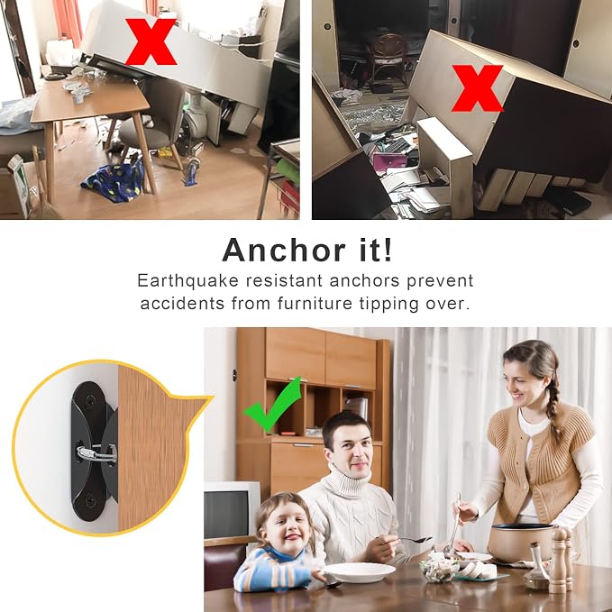 Furniture Anchors Anti Tip Furniture Straps - Image 2
