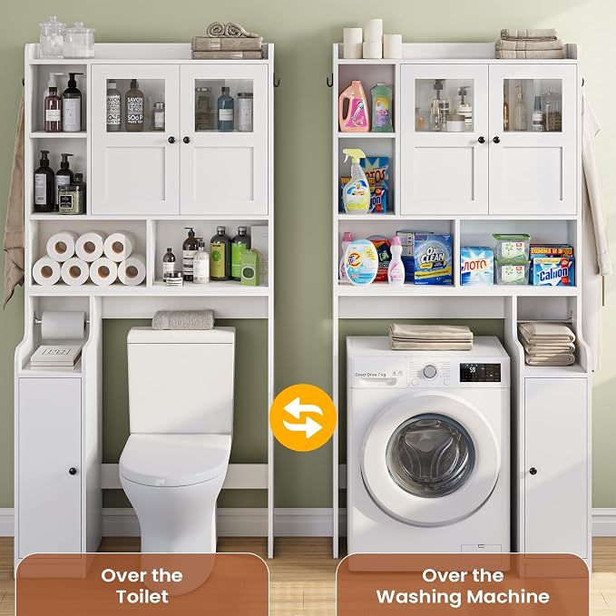 Itaar Over The Toilet Storage Cabinet, Over Toilet Bathroom Organizer - Image 5
