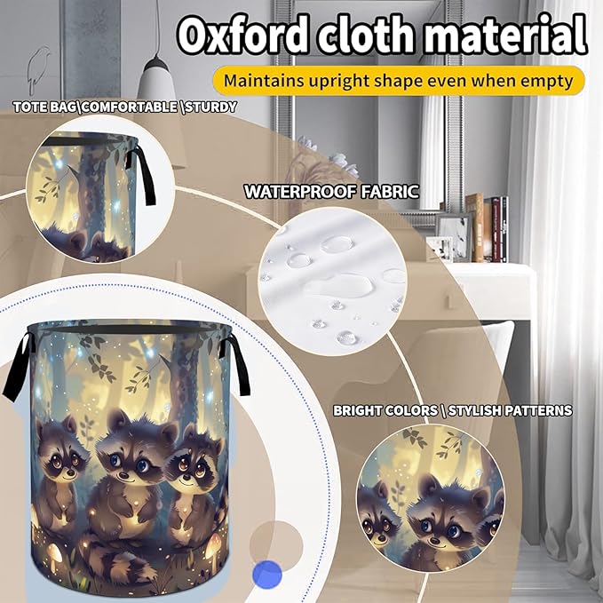 Cardinal Laundry Basket Hamper for Boys Girls Kids Adults, Foldable Waterproof - Image 5