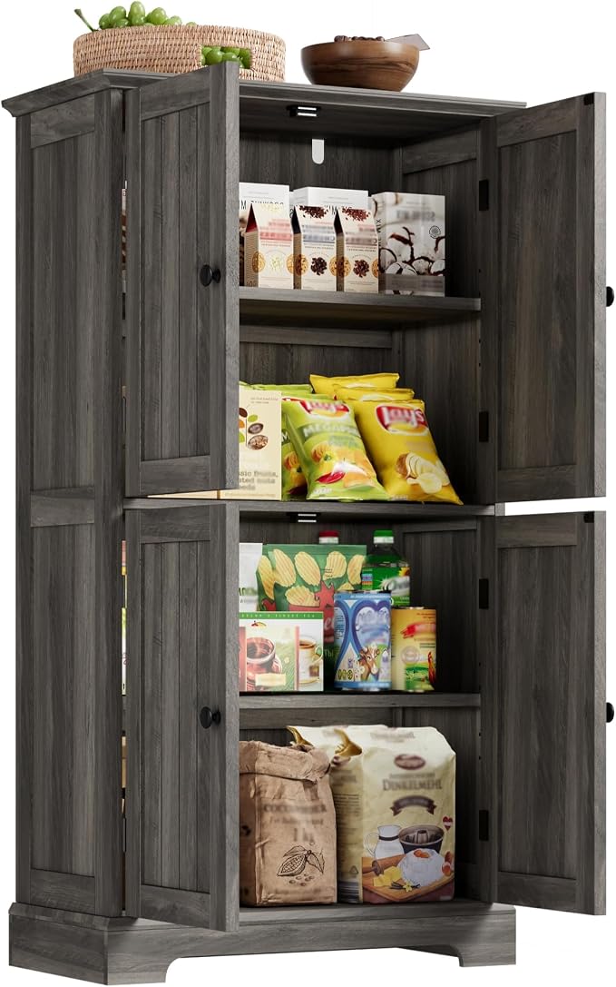 ChooChoo Bathroom Floor Cabinet, Farmhouse Bathroom Storage Cabinet - Image 7