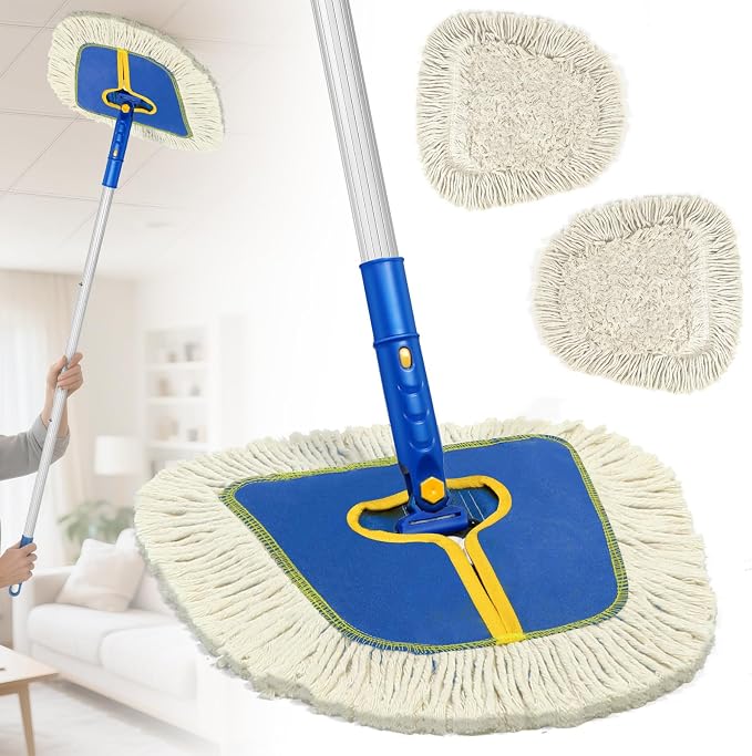 Commercial Dust Mop for Hardwood Floors Cleaning, Heavy Duty Industrial Dry Mop by SOBONNE