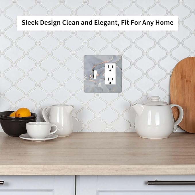 Gray And Gold Marble Abstract Luxury Print Outlet Covers 1 Toggle 1 Rocker - Image 7