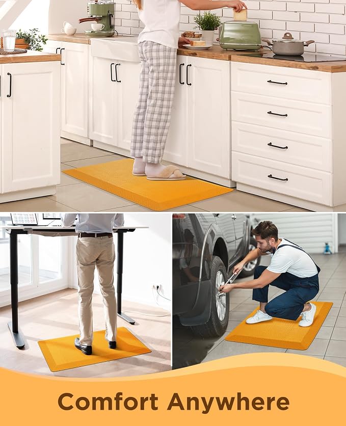 Ophanie Kitchen mats for Floor, 3/4 inch Thick, Kitchen Rugs, Waterproof - Image 8