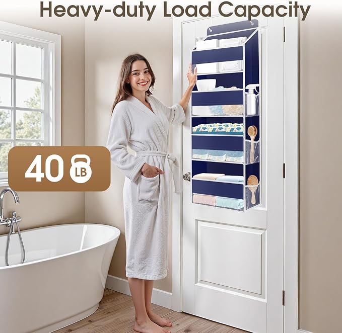 2 Pack Over The Door Organizer, Hanging Storage Organizer - Image 5