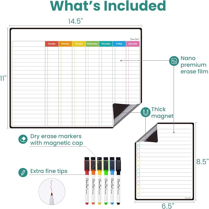 Magnetic Dry Erase Chore Chart - Image 2