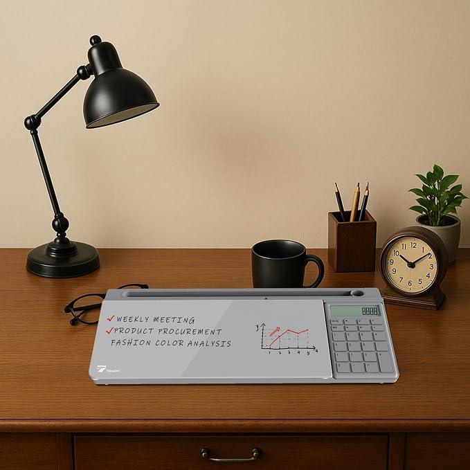 TOWON Desktop Glass Whiteboard - Image 6