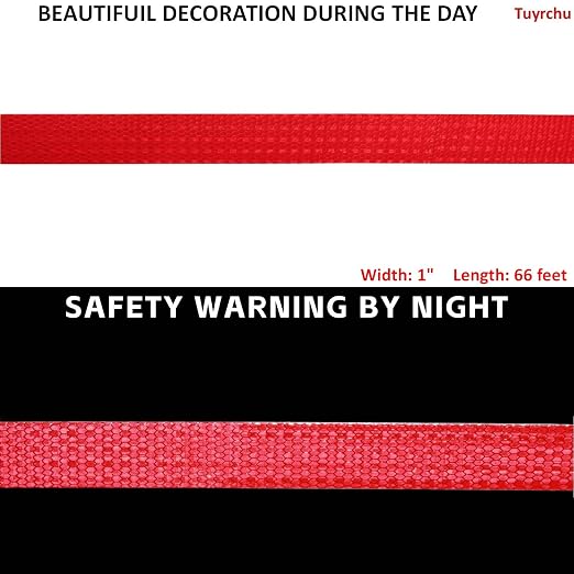 Industrial Reflective Tape Red Outdoor Waterproof 1 inch, High Visibility - Image 3