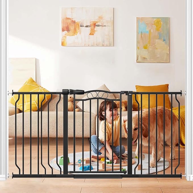 Fairy Baby 53.1"-62.5" Extra Wide Baby Gates by FairyBaby