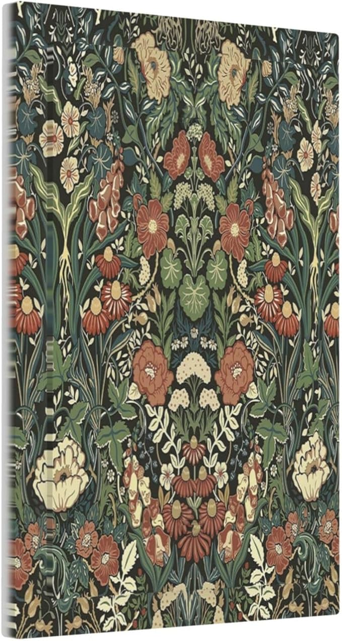 Light Switch Cover Plate Vintage Dark Floral William Morris Green Flower 1 Gang - Image 2
