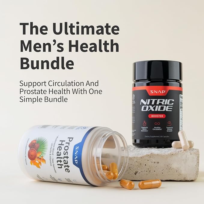 Snap Supplements Prostate Health & Nitric Oxide Supplement Bundle - Image 4