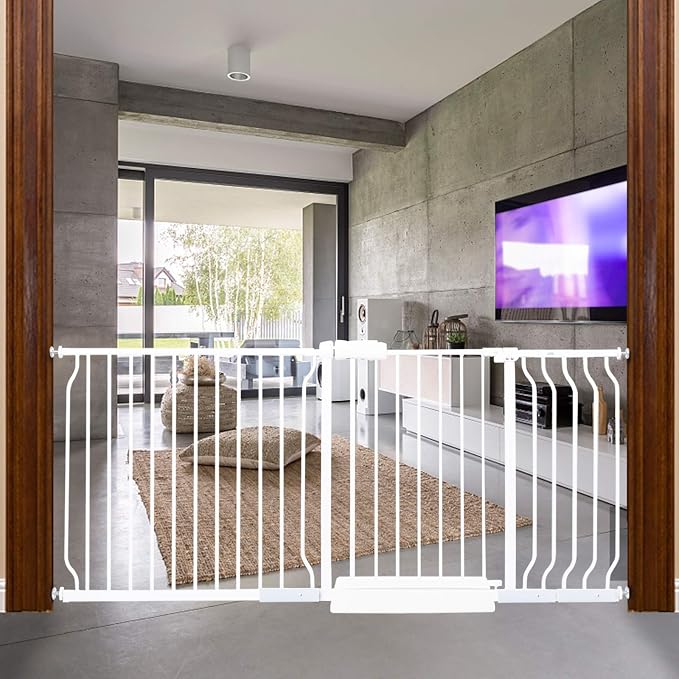 HOOEN Extra Wide Baby Gates 67-71.5 Inch Child Safety Gates by HOOOEN