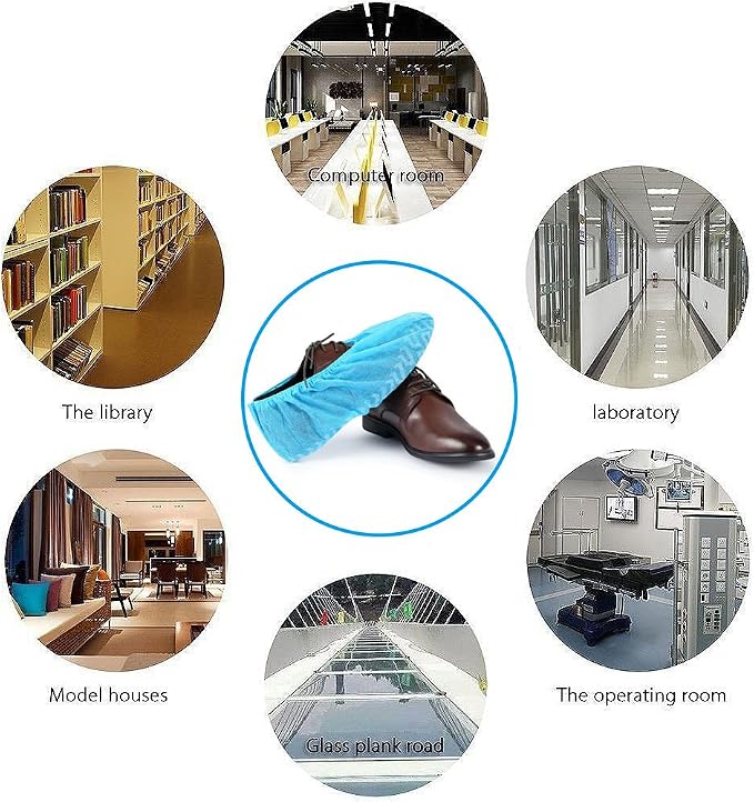 Tomus-UNI Shoe Covers Disposable 200 Pack | Non-Slip, Indoor | Protect Your Home - Image 3