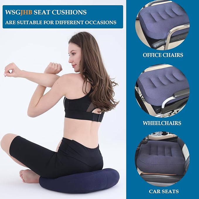 WSGJHB Large Seat Cushion, Extra Thick Booster Seat Cushions - Image 5