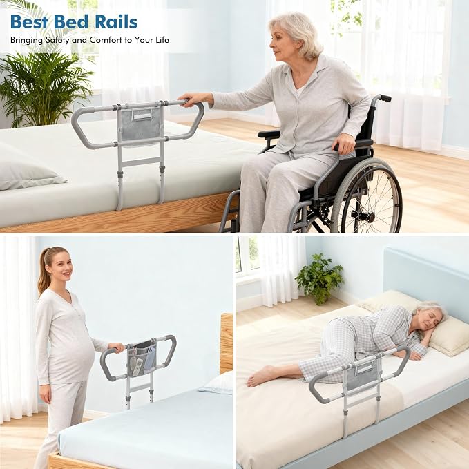 Bed Rail for Elderly Adults Safety – Bed Rails for Seniors Safety, Adjustable - Image 5
