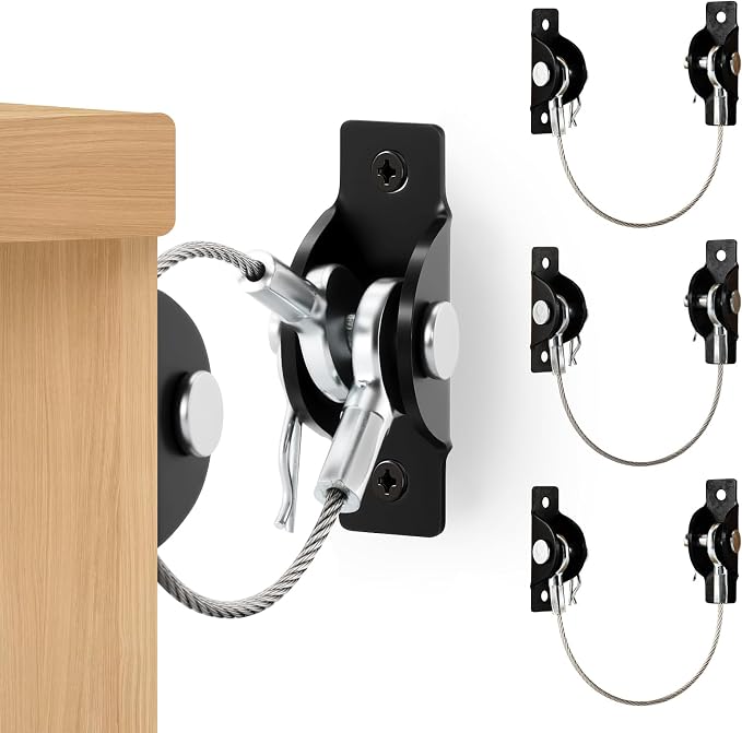 Furniture Anchors Anti-Tip Kit- Furniture Straps by HOME+MASTER+HARDWARE