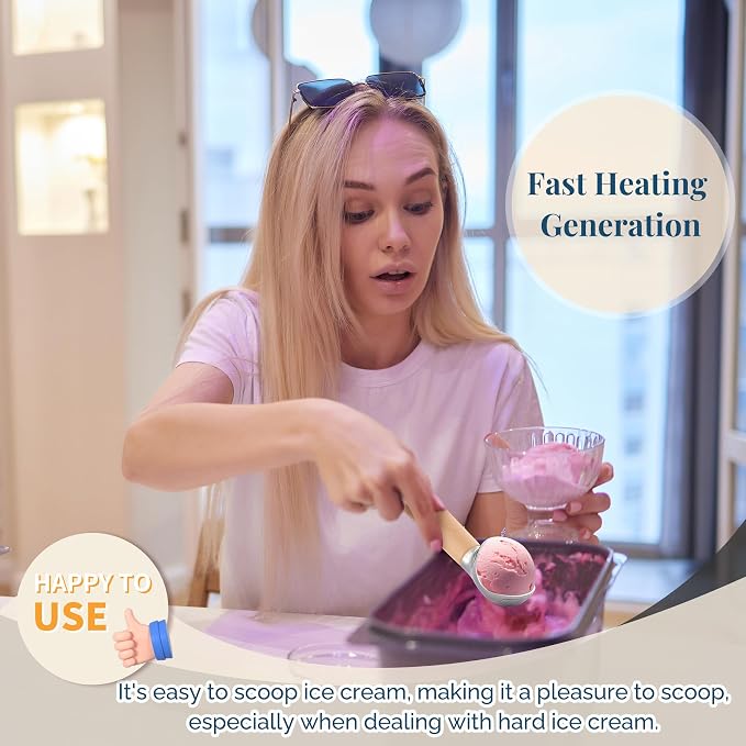 Heated Ice Cream Scoop Rechargeable, Electric Warming Ice Cream Scooper - Image 6